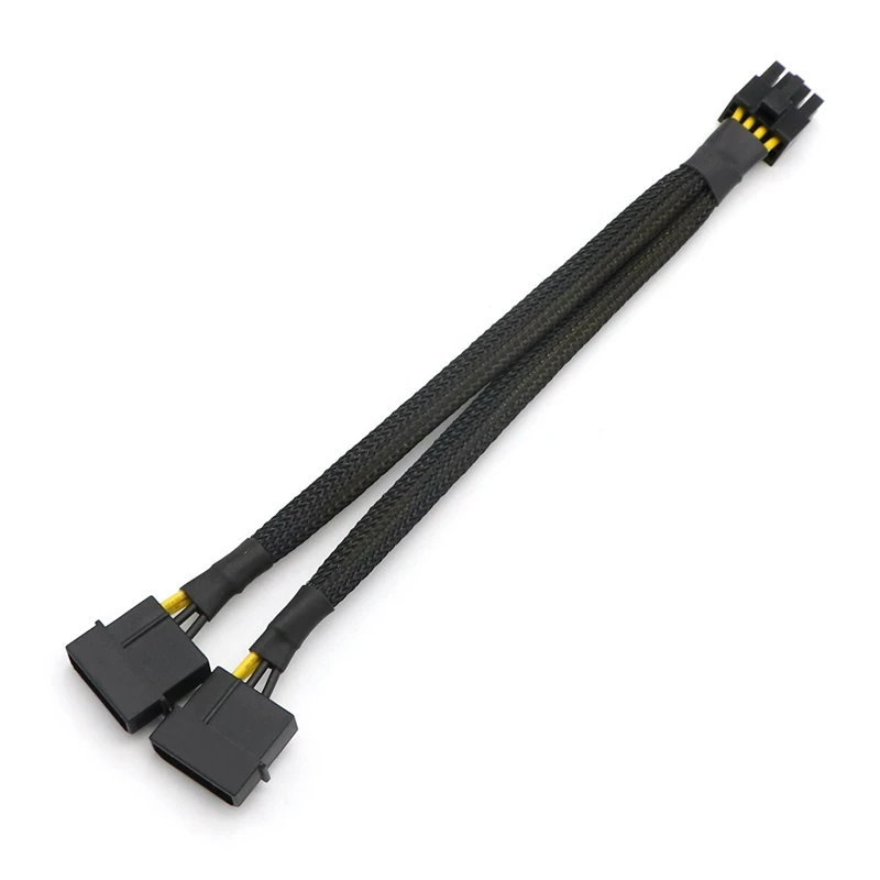 20 см двойной IDE Molex 4Pin к CPU/ ATX 8Pin кабель адаптера питания.|Компьютерные кабели и