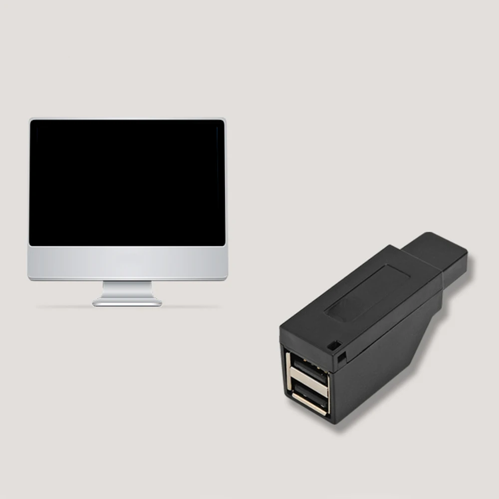 Портативный мини USB 2 0 3 концентратор порта Высокоскоростной тонкий сплиттер для