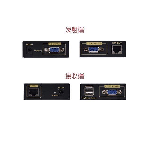 Квм-удлинитель сверхкачественный 330 футов VGA + USB квм-удлинитель сигнала через Cat5