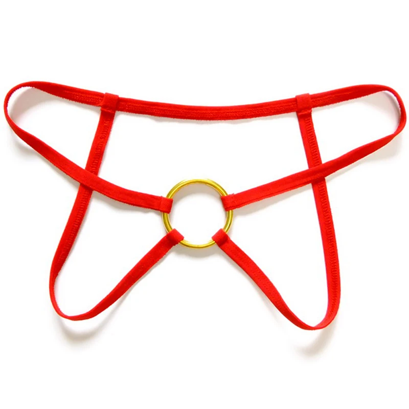 Т образные трусы Бандаж Нижнее белье 5 см кольцо с открытой промежностью