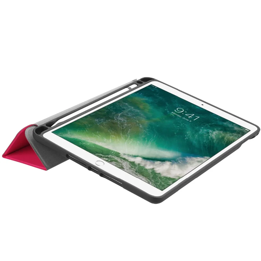Чехол для iPad 7th 10 2 2019 ультратонкий защитный чехол с держателем карандашей Apple