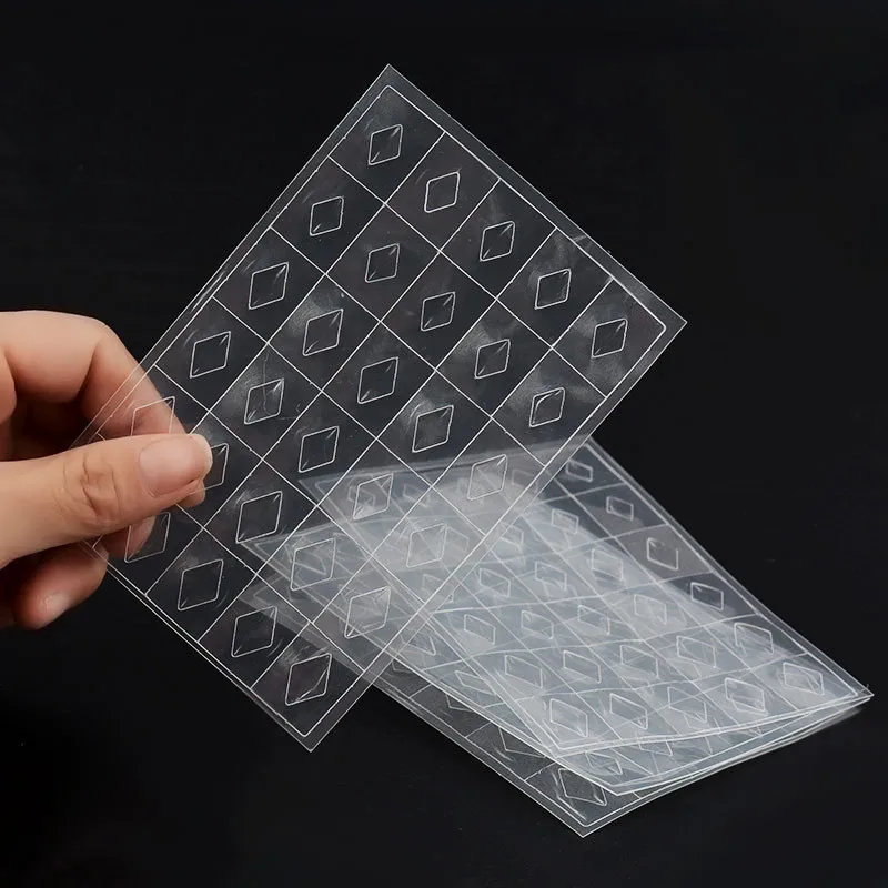 Прозрачные полые пластиковые наклейки для ногтевого дизайна 4 вида 3D