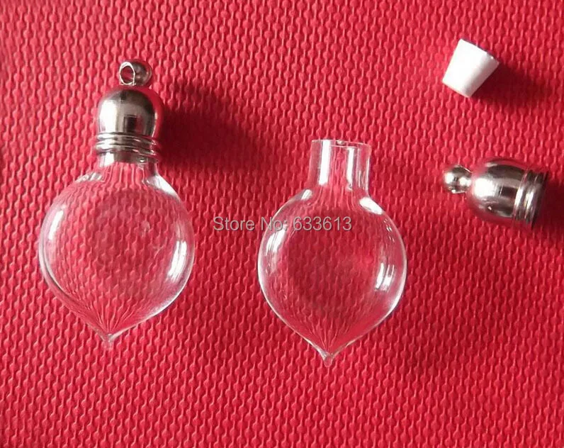 

Free ship! 100pcs/lot 5mm flat round love heart glass vial pendant, glass ball pendant, glass bottle for necklace slide pendants