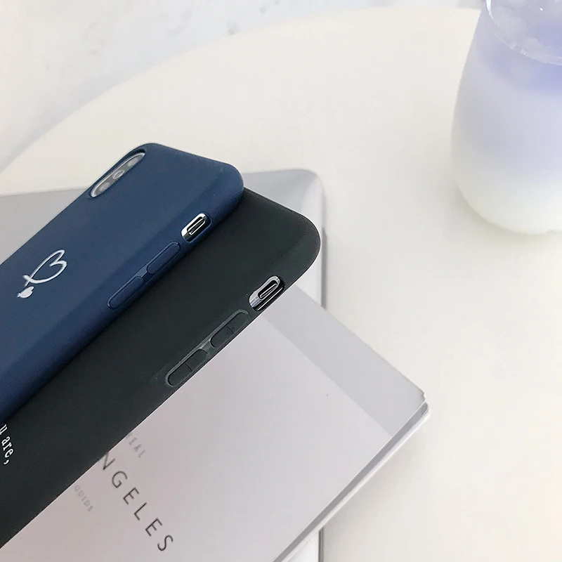 Чехол для телефона для iphone 11, 6, 6 S, 7, 8 Plus, Матовый Мягкий ТПУ чехол для iphone XR, 11Pro, XS MAX, задняя крышка, Fundas capa