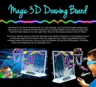 Волшебная 3D доска для рисования, красочная ручка, планшет для рисования, Необычные трехмерные Детские Портативные блокноты для рисования