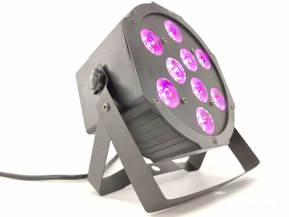 Новинка 9X12W RGBW 4in1led Par огни dmx512 плоские LED PAR дискотечные профессиональное dj