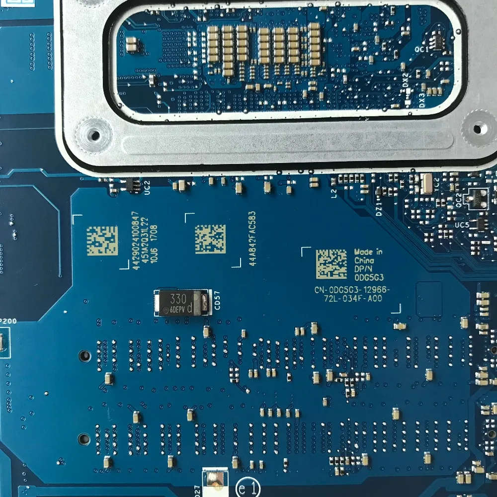 SZWXZY отлично подходит для DELL Inspiron Series 5567 5767 материнская плата ноутбука с I5-7200U DDR4
