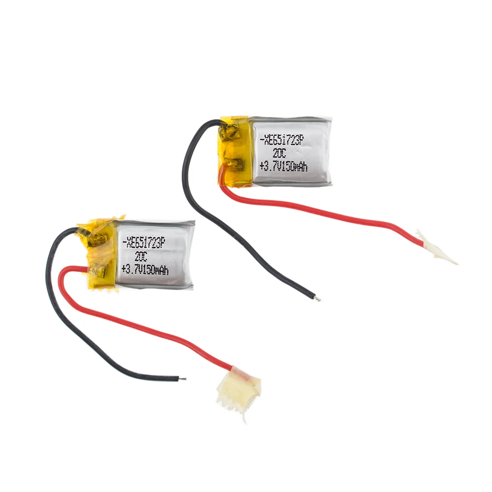 2 шт 3 7 V 150mAh 20c для Syma S107 Lipo батарея 651723 Замена RC ЗАПАСНЫЕ ЧАСТИ Размер 25x17x7mm|3.7v