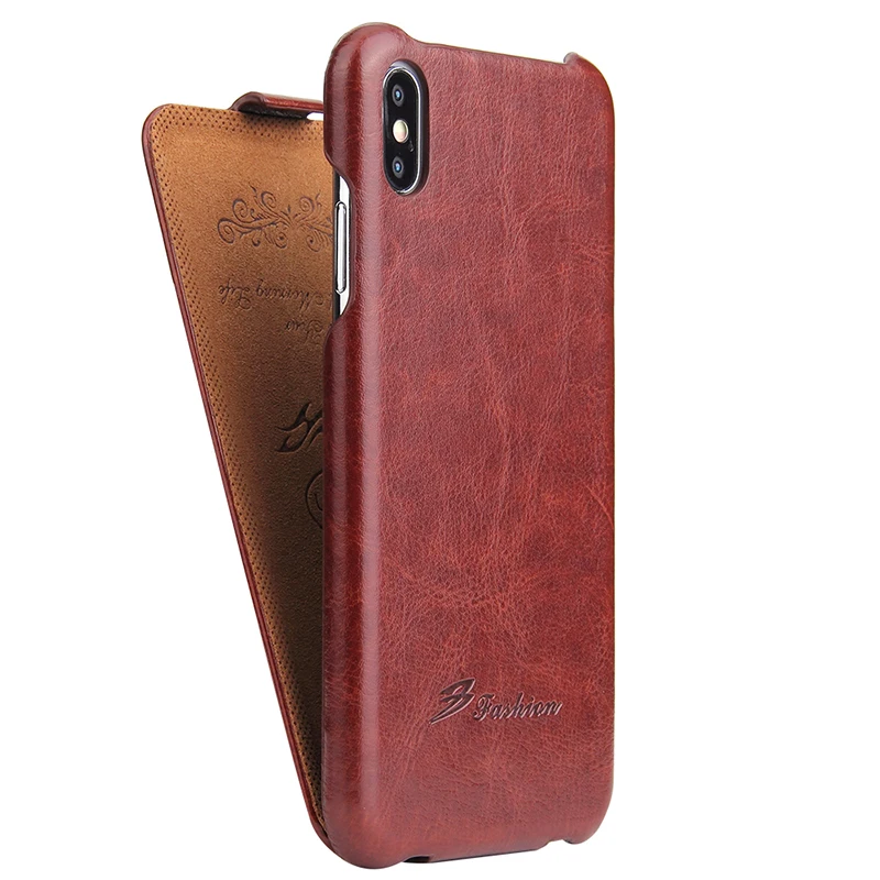 Binbo чехол для iPhone XS Max XR винтажный Роскошный кожаный с откидной крышкой вверх и
