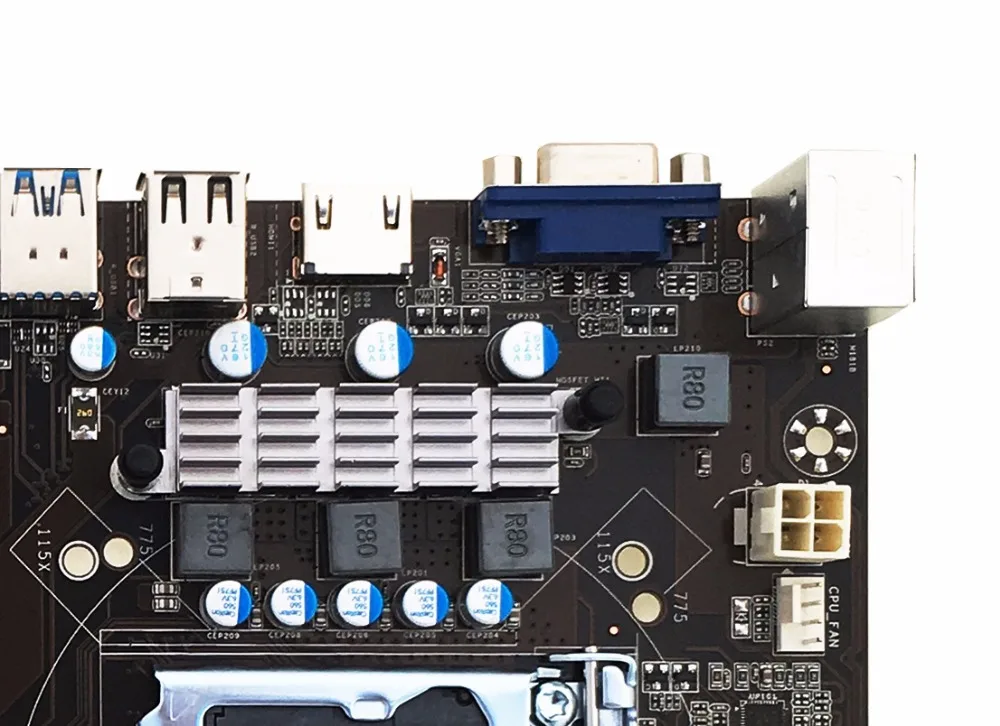 Профессиональная B85 BTC шахтная плата LGA1150 CPU DDR3 ПАМЯТЬ 7 карт USB3.0 расширительный