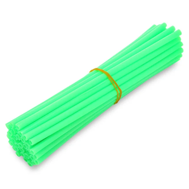 Green Осевые диски для мотоцикла, диски для мотоцикла, колеса для велосипеда, обода для велосипеда, покрытие для спиц, обёрточная бумага, декор труб, защита для шоссейных кожухов, 36 шт - Цвет: Green