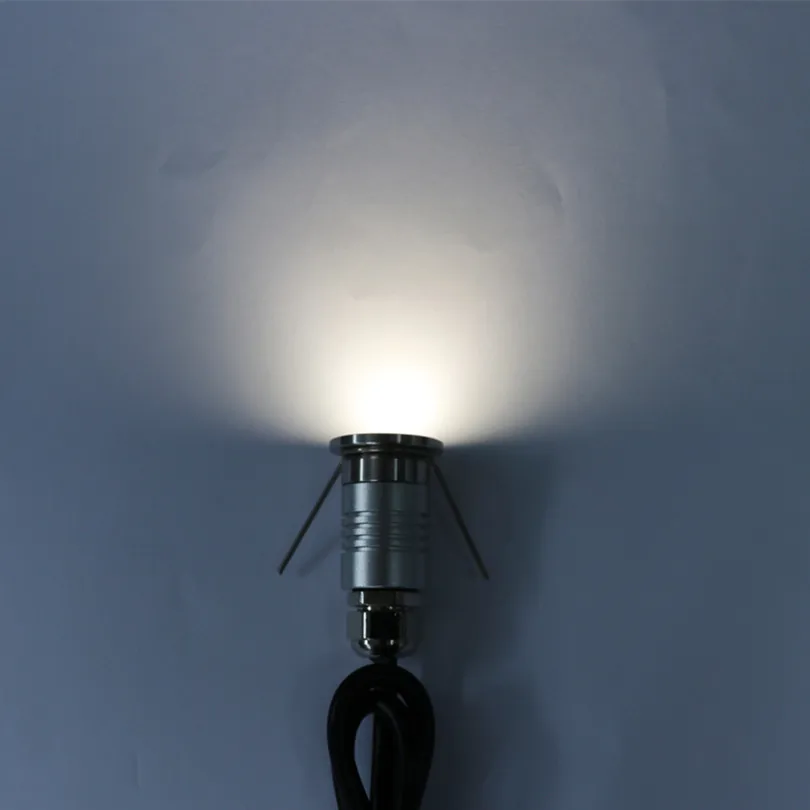Бесплатная доставка 1 Вт LED мини подземный свет лампа утопленная палуба лестницы