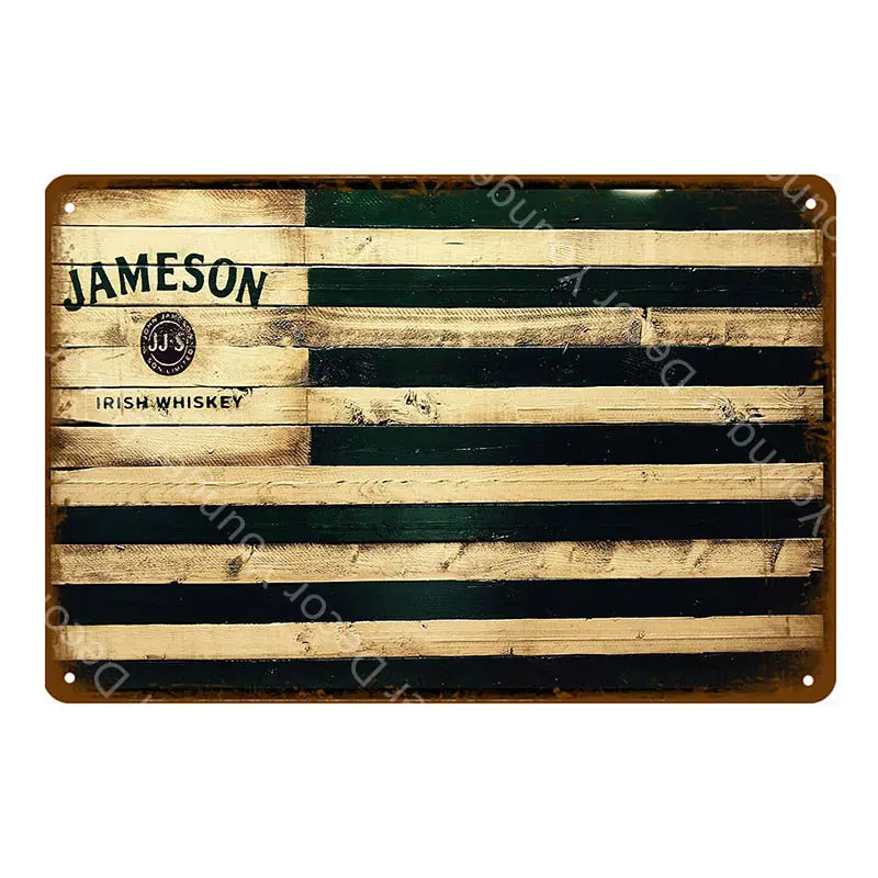 YD2198H Спиртовой напиток Jagermeister Peroni плакат Классическая Настенная Наклейка домашний бар Декор винтажная металлическая табличка виски вино жестяная вывеска YH006 - Цвет: YD2198H