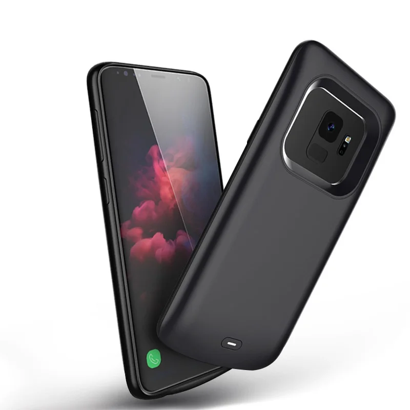 Чехол для аккумулятора для Iphone 11 Pro MAX XS MAX XR 7 8 6S Plus, Силиконовый противоударный чехол для зарядного устройства для Galaxy S9 S8 Plus