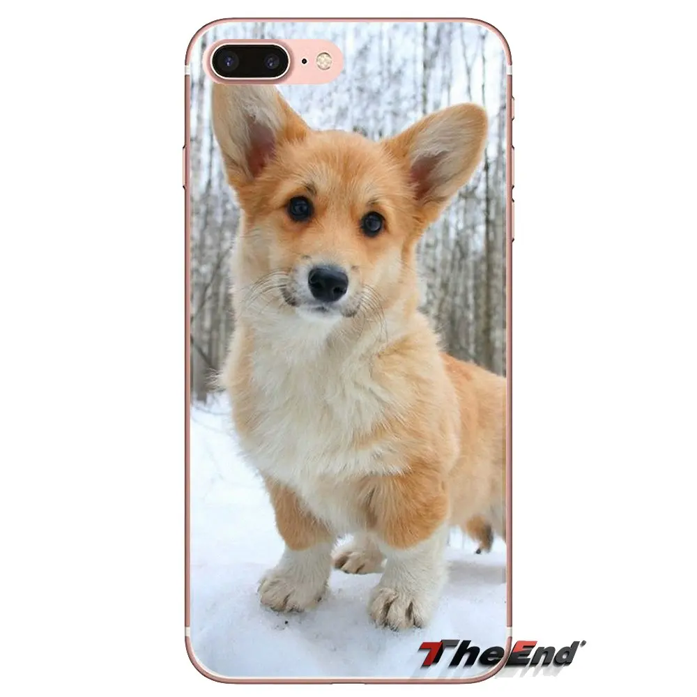 Прозрачные чехлы из ТПУ для iPod Touch Apple iPhone 4 4S 5 5S SE 5C 6 6S 7 8 X XR XS Plus MAX Pembroke Welsh Corgi Dog puppy |