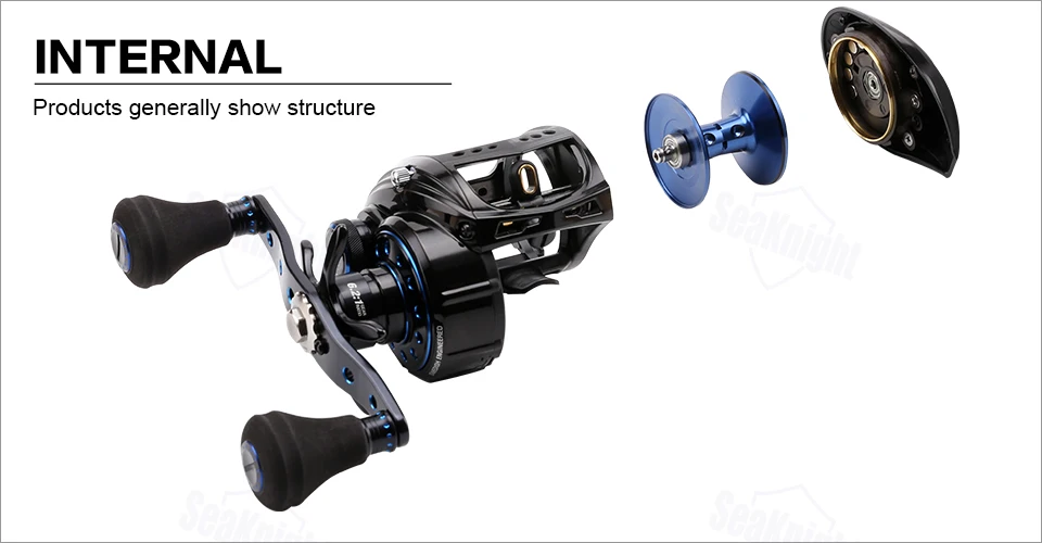 Abu Garcia Revo Toro зверь для Пресноводной рыбной ловли катушка 7+ 1BB T2 BST51 50HS 51HS 11 кг центробежный+ Магнитная Тормозная катушка для удочки SALTWATER