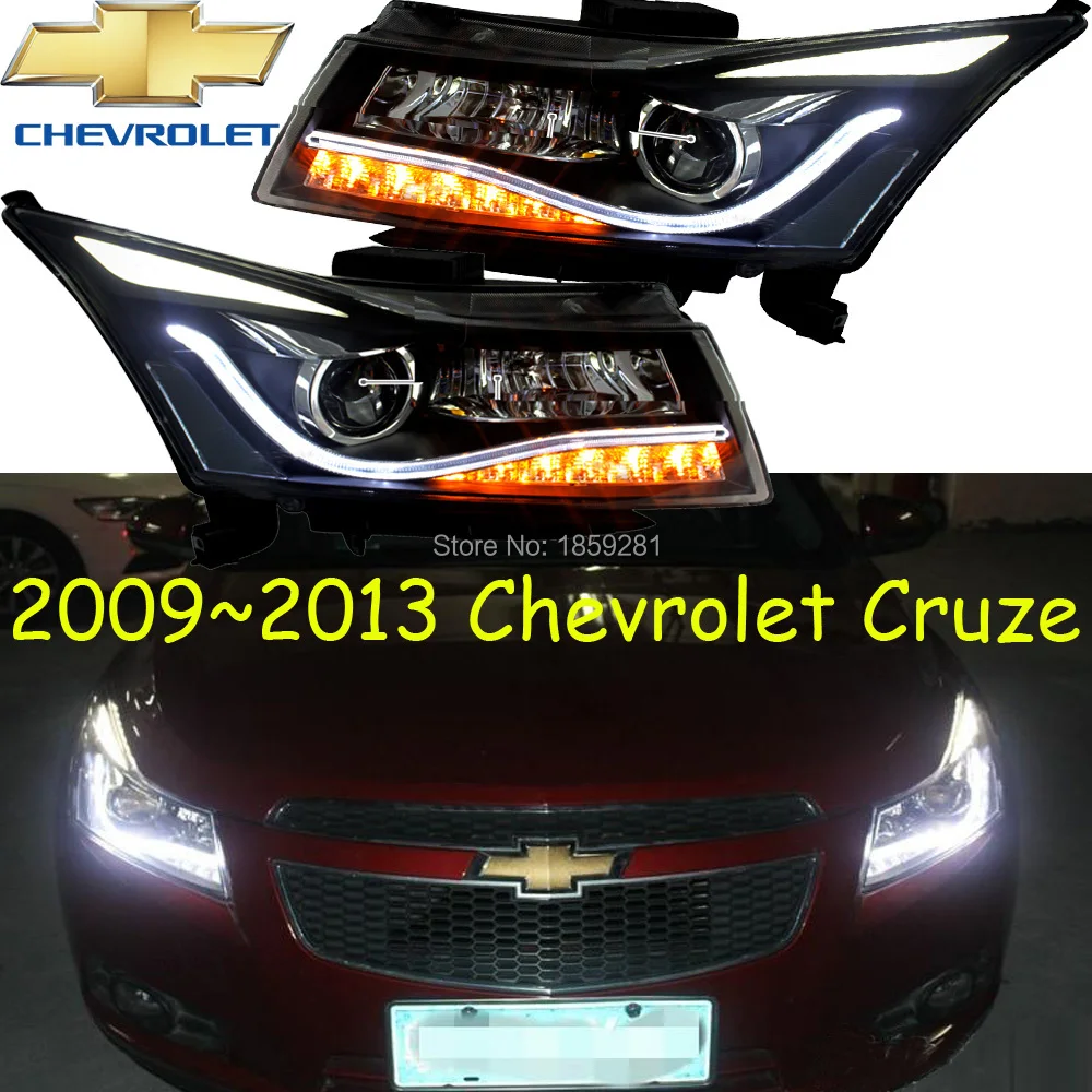 2 шт бампер лампа Cruze головной светильник, 2009~ 2013/~,! Круз головной светильник, malibu, Aveo, Epica, Lova