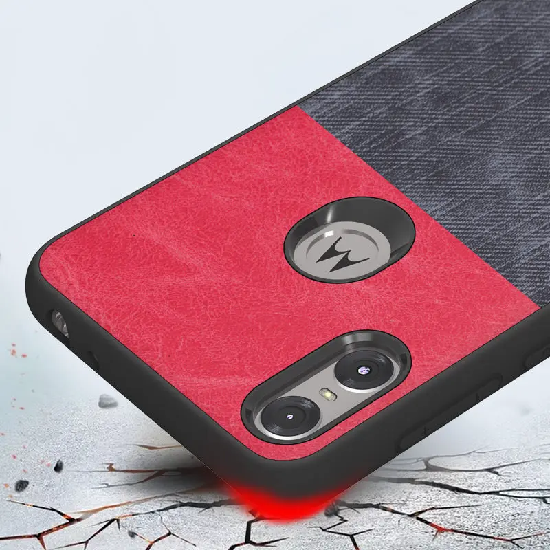 SRHE чехол для Motorola Moto One P30 Play джинсовая Мягкая силиконовая задняя крышка Play/Moto XT1941 |
