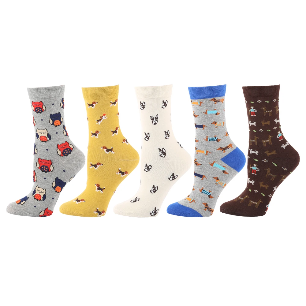 5 пар креативных носков для животных собачка Такса милые hvalp hush puppy huisdier pet