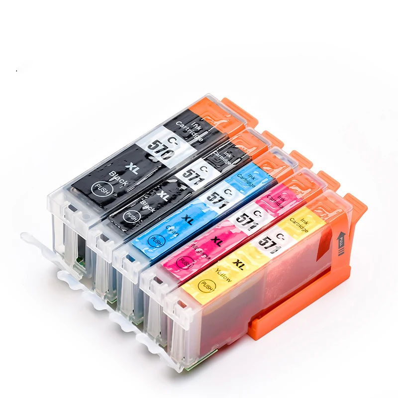 15 шт. встроенный картридж для принтера Canon PIXMA MG5750 MG5751 MG5752 MG5753 MG6850 MG6851|ink cartridge|ink