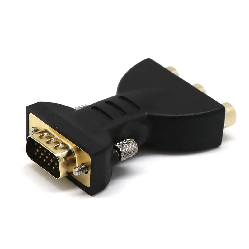 Новый горячий 15 Pin VGA папа 3 RCA видео Женский M/F разъем адаптера переходник NV99 |