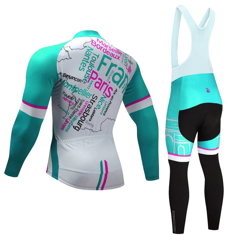 Зима 2019 Джерси для велоспорта команды Франции комплект велосипедных штанов с 9D
