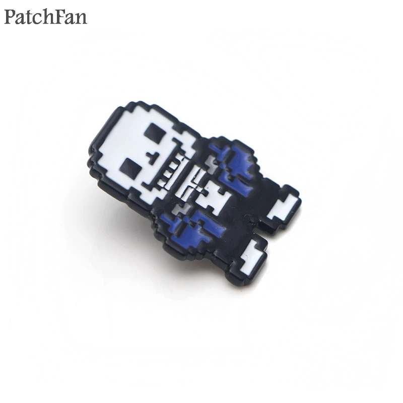 Patchfan Undertale металла и цинка Эмаль на булавке Мода медаль insignia para рюкзак рубашка