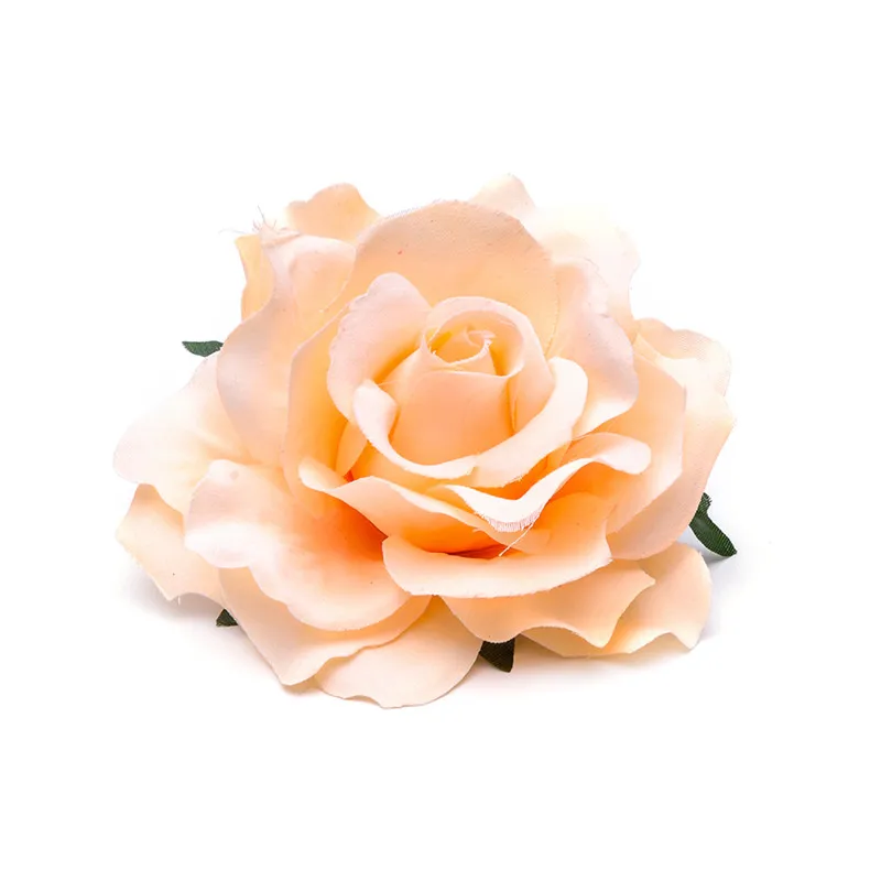 Flocking cloth 10cm simulation rose flower hair clip headdress boutonniere accessories |