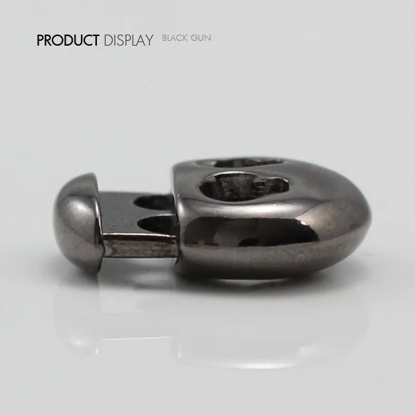 Металлический черный пистолет с покрытием пробка тумблер шнур замки шнурок