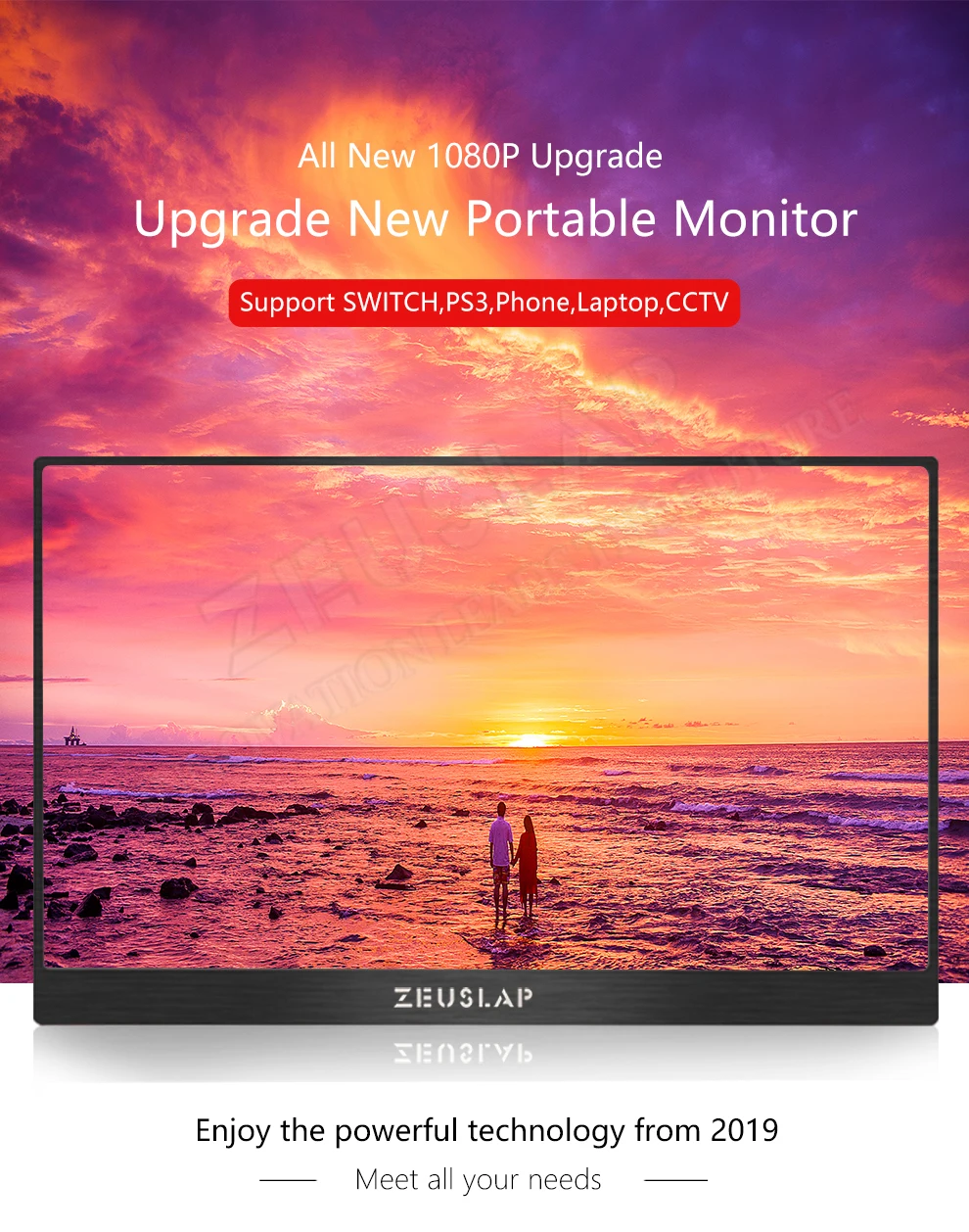 Новинка 15,6 дюймовый портативный монитор type-C USB-C HD ips 1920x1080 ips игровой дисплей с разъемом для Наушников HDMI для Raspberry PS3/PS4