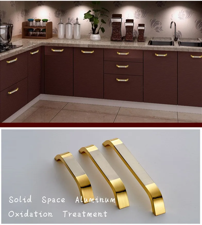 10 шт. современный лаконичный дизайн Стильные Сатиновые никелевые золотые