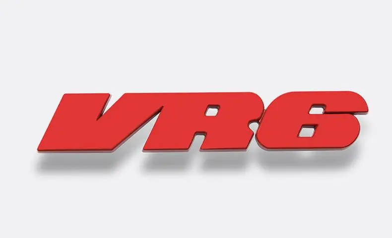 Автомобильная наклейка VR6 из металлического сплава эмблема автомобильная