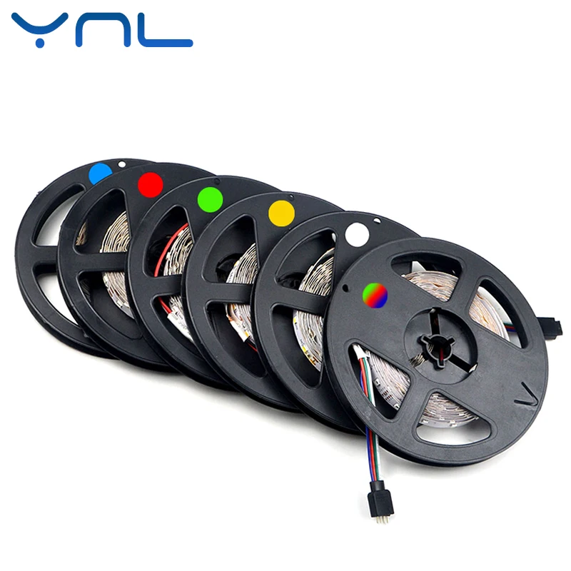 YNL RGB светодио дный полосы света не Водонепроницаемый 5 м/300 s SMD 2835 12 В ленты