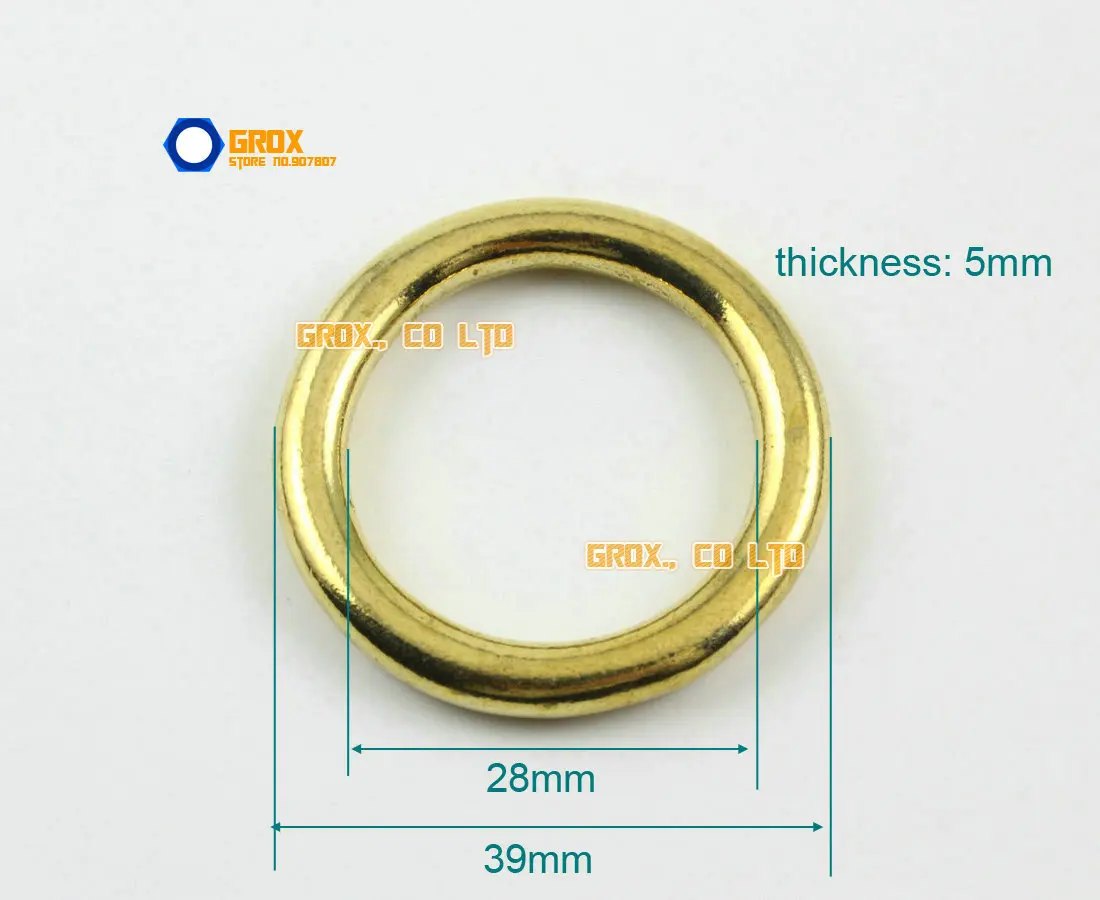 Уплотнительное кольцо из твердой латуни для сумочки 6 шт. 28 мм|ring for|ring oring ring |