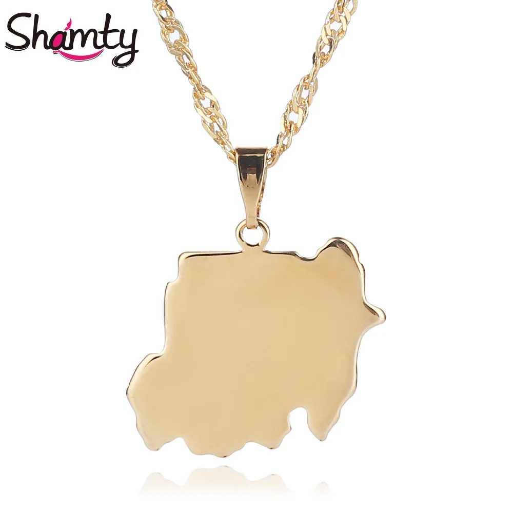 Женское и мужское ожерелье в африканском стиле Shamty с изображением суданской