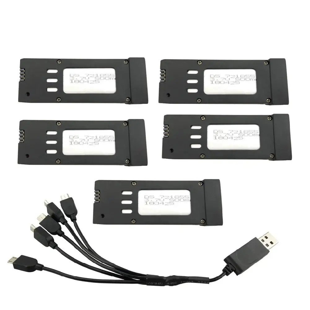 LeadingStar E58 1 до 5 3 7 V 500 мА/ч Батарея запасные Запчасти для складывания 4 осевая машина