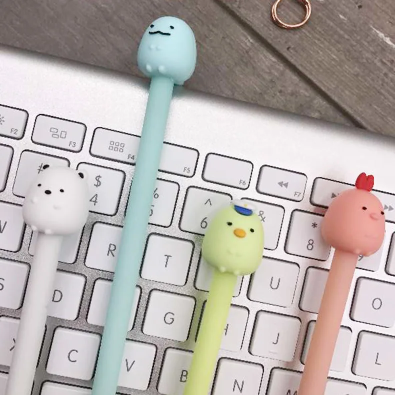 4 шт./партия Kawaii Airline Sumikko Gurashi гелевая ручка подпись ручка Escolar Papelaria школьные офисные принадлежности рекламный подарок