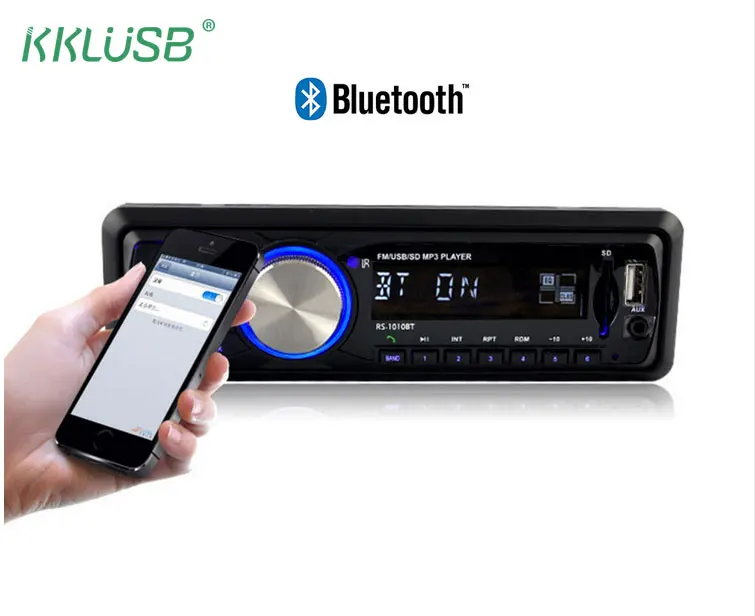Стерео Авторадио Bluetooth автомобиля Радио fm приемник телефон AUX-IN MP3 FM USB 1 DIN