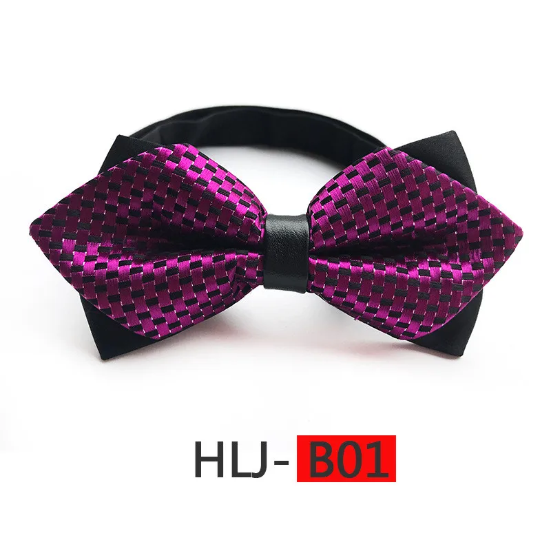 Мужской галстук бабочка SCST фиолетовый Шелковый Тонкий 20 цветов 100|bow tie for men|mens bow