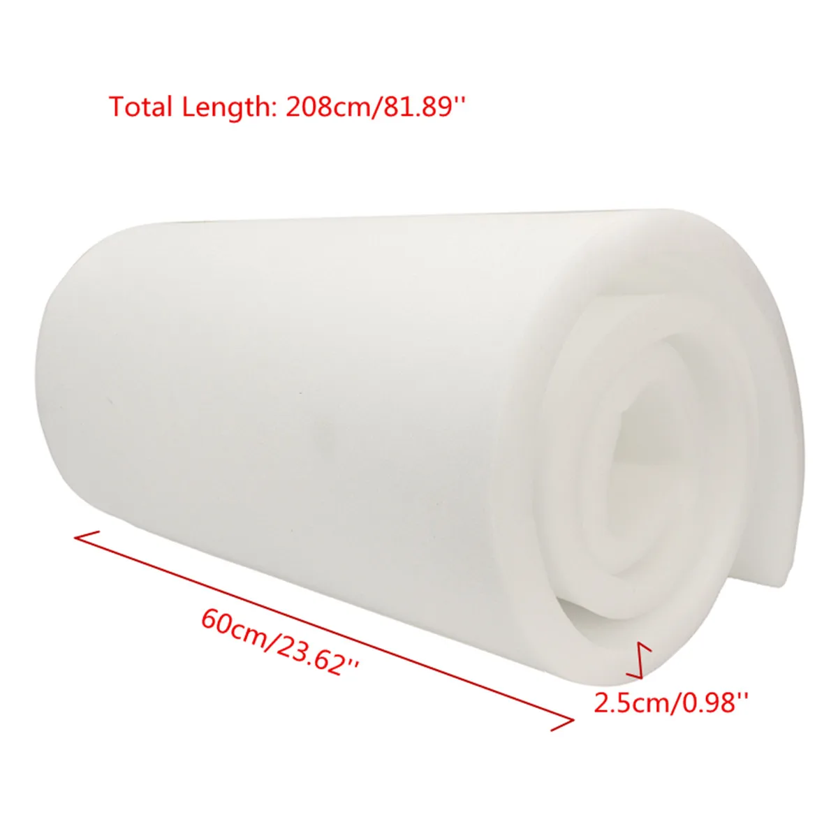 Сменная подушка для обивки сиденья из пенорезины высокой плотности размером 1