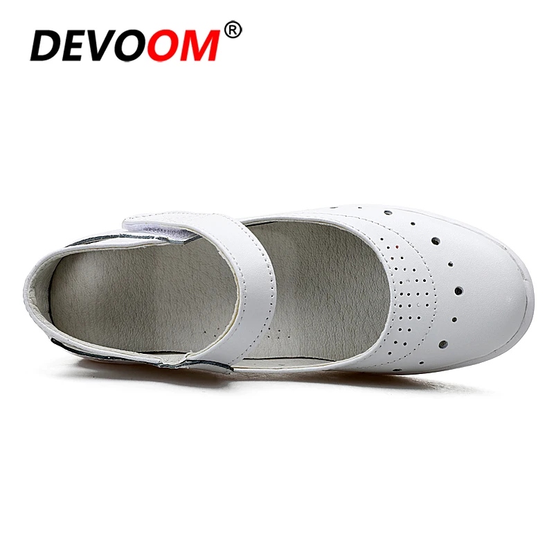 2019 г. Новая прогулочная обувь женская уличная дышащая белая рабочая без шнуровки