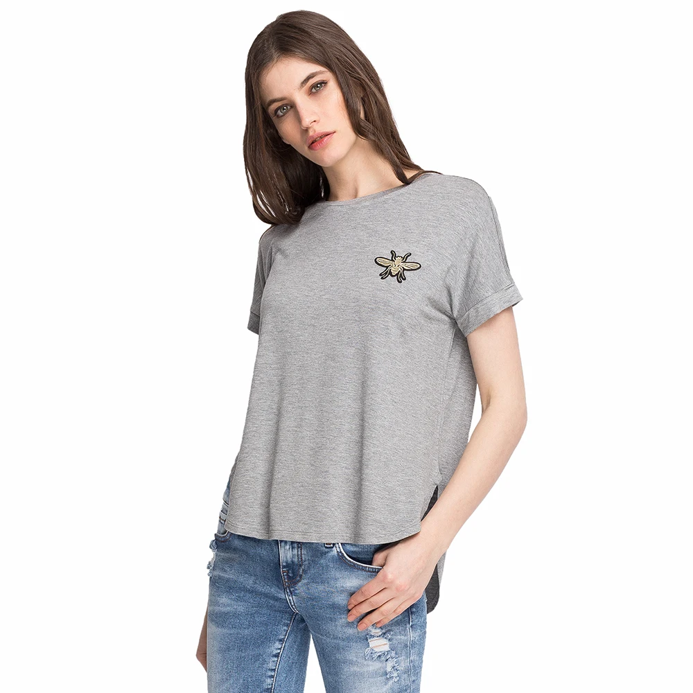 Футболка с удлиненной спинкой Gloria jeans женская GKT001392|t shirt|jeans t shirtt shirts for women |