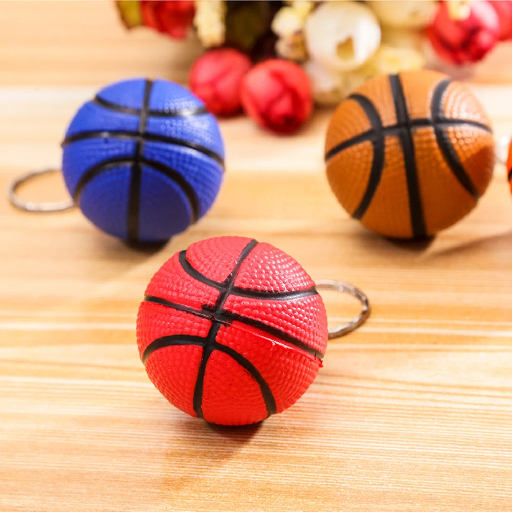 Милый модный брелок в форме баскетбольного мяча от стресса|bag ornament|key ring bagkeychain key |