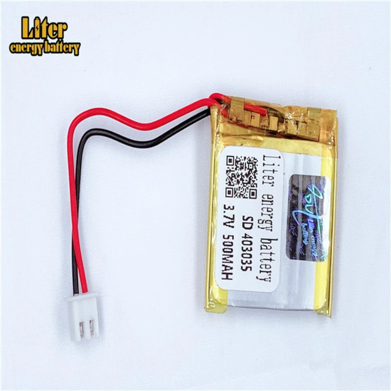 XHR 2P 2 54 3 7 V Колонка полимерная литиевая батарея 500mAh 403035|lithium battery|battery 600mahbattery battery |