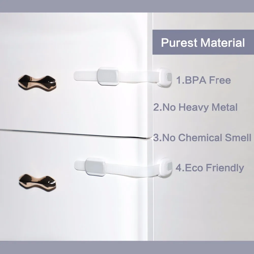 Adjustable Child Safety Locks Baby Lock for Security Furniture Cabinet Protection from children | Мать и ребенок