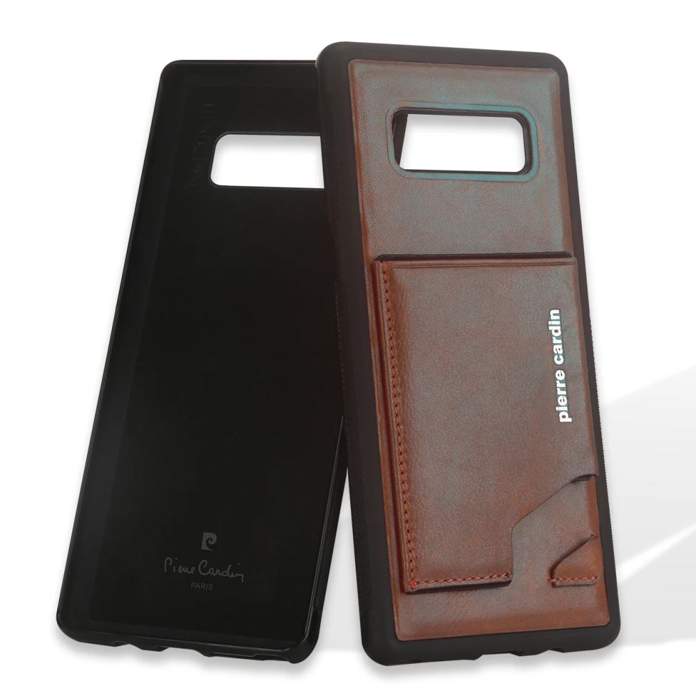 Для Samsung Galaxy Note 8 чехол для телефона Pierre Cardin из натуральной кожи тонкий держатель