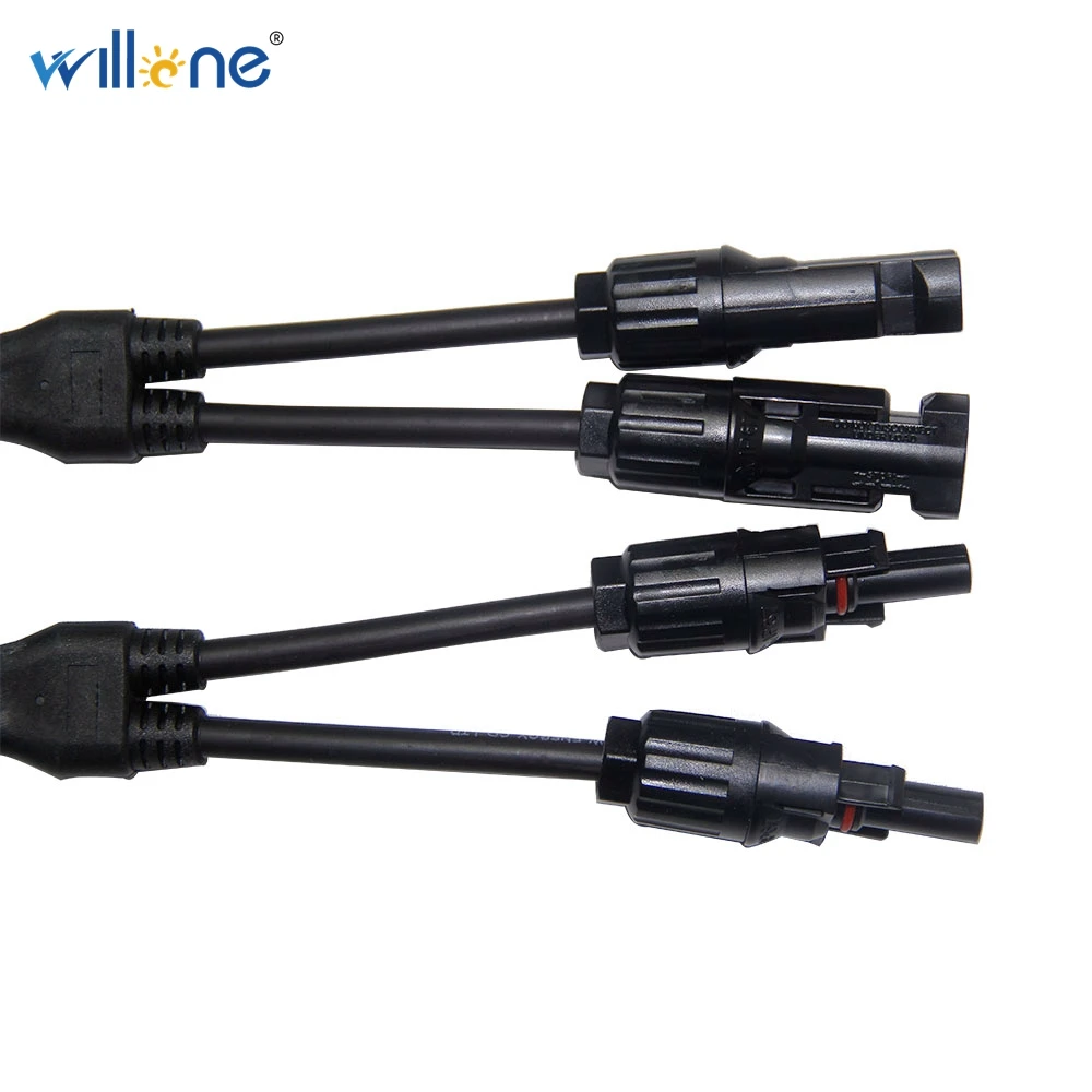 Willone 2 пары бесплатная доставка разъем Y Branch y терминалы штекера 1 мама и женщины