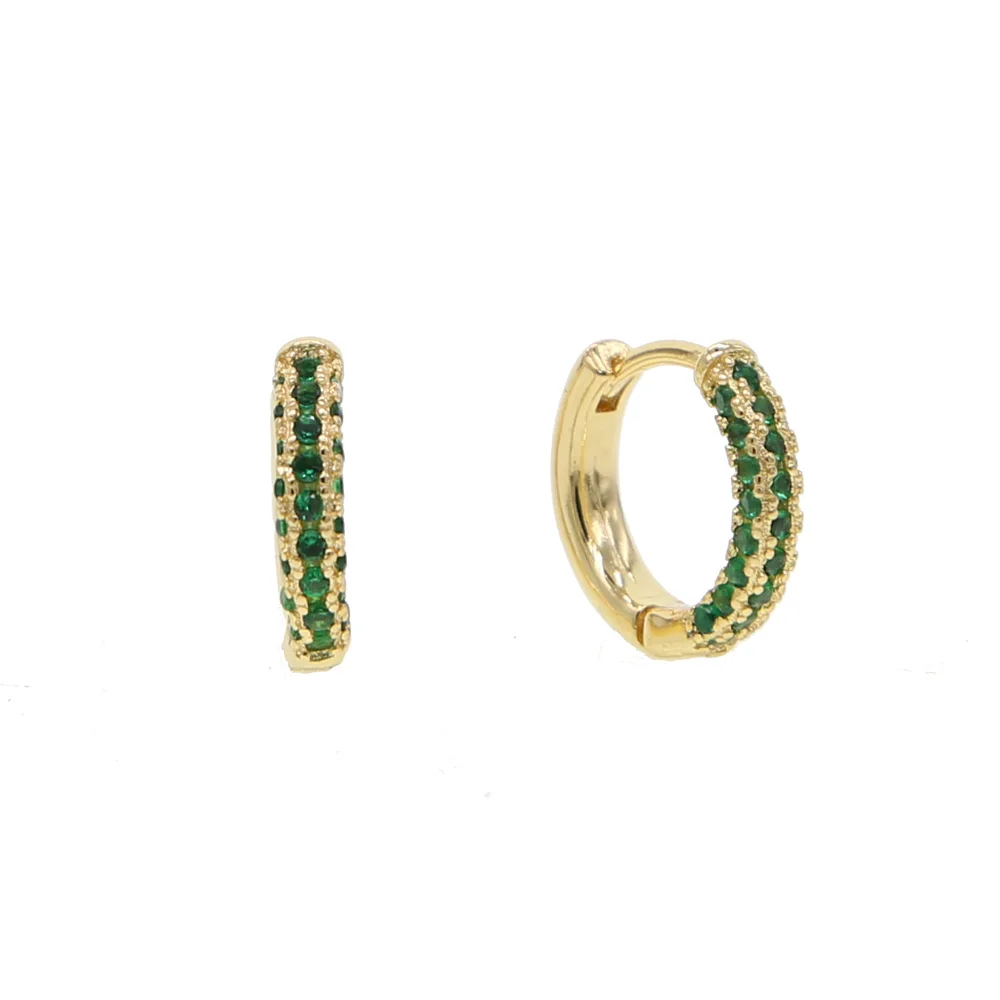 Маленькие серьги кольца белые зеленые синие красные золотые аксессуары