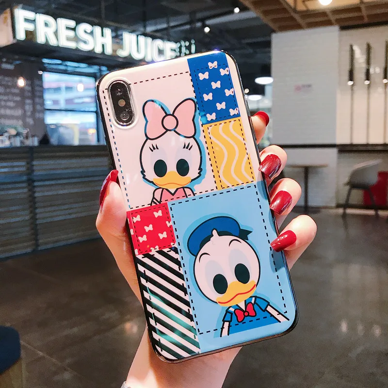 Mickey Minnie Phone Case For xiaomi 9SE A1 A2 mi 8 Lite 6X Redmi7 Note 7 Pro note3 K2 Soft Cover Mirror Cartoon Protective Coque |