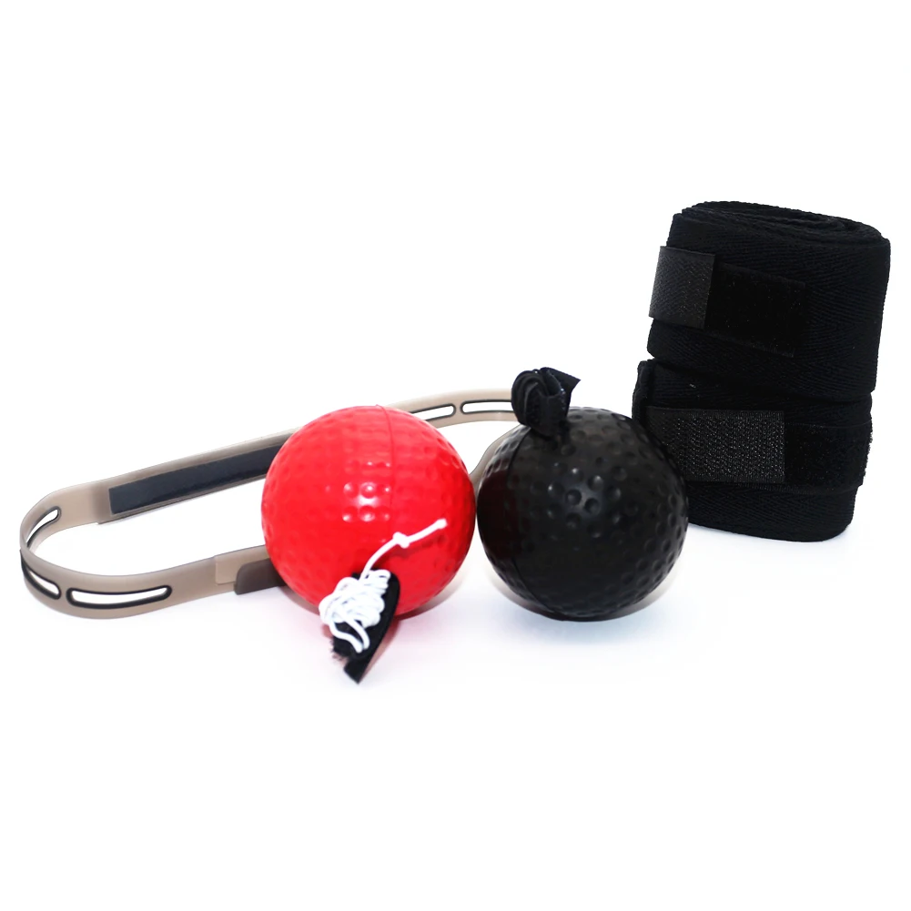 Cotton Blended Boxing Balls 2pcs Reflex Punching Exercise Coordination Training Supplies Drop Shipping | Спорт и развлечения